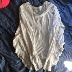 WE THE FREE OVERSIZED LIGHTWEIGHT LONG SLEEVE TOP